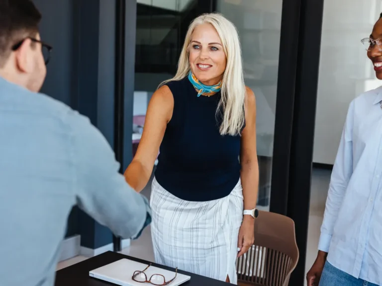 A successful business meeting