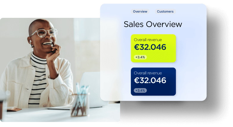 Test 0 243 visual of sales overview and revenue